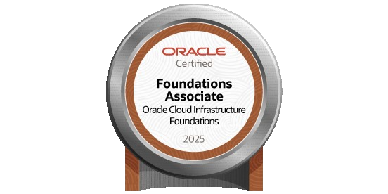 Oracle OCI 2025 Foundations Associate badge